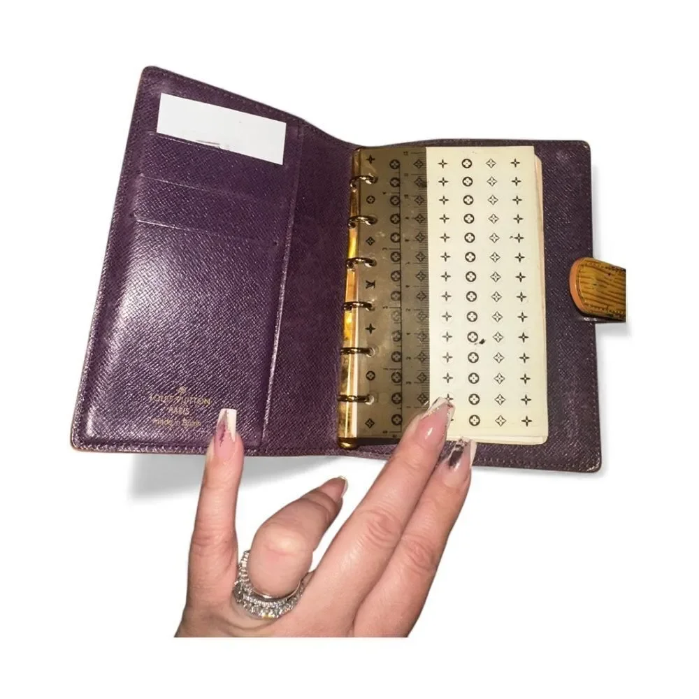 Project Louis Vuitton Yellow Epi Leather Agenda